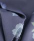 卒業式袴単品レンタル[前後にプリント]紺色に桜[身長153-157cm]No.356